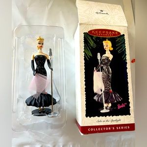 Solo in the spotlight barbie ornament hallmark barbie ornament vintage